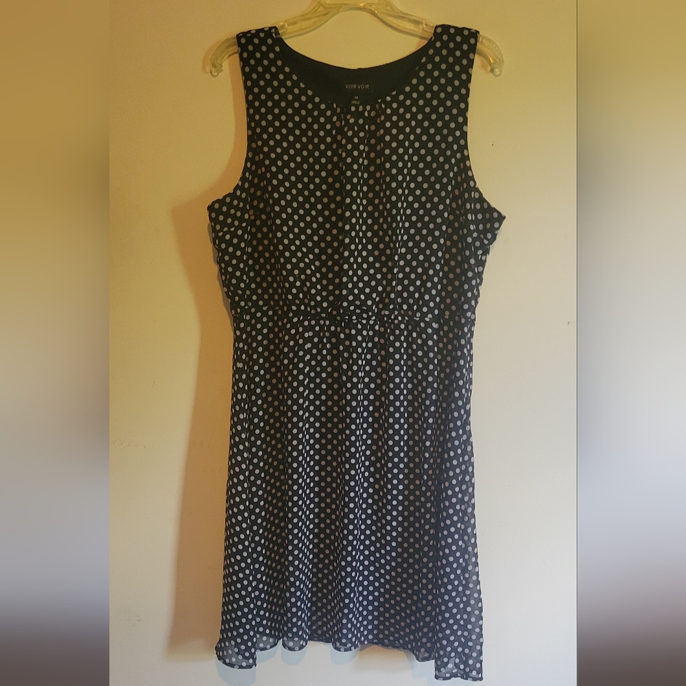 Polka Dot Sleeveless Dress